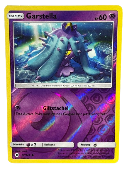 62/149 Garstella / Reverse Holo - DE boosterfrisch