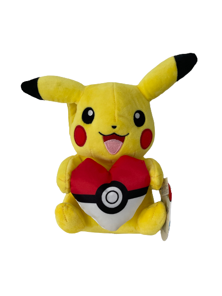 Pokémon - Pikachu mit Herz - BOTI Plüschtier 20 cm