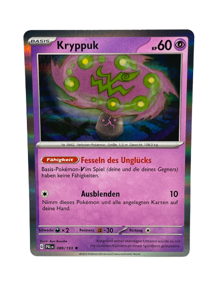 089/193 Kryppuk / Rare Holo - DE boosterfrisch