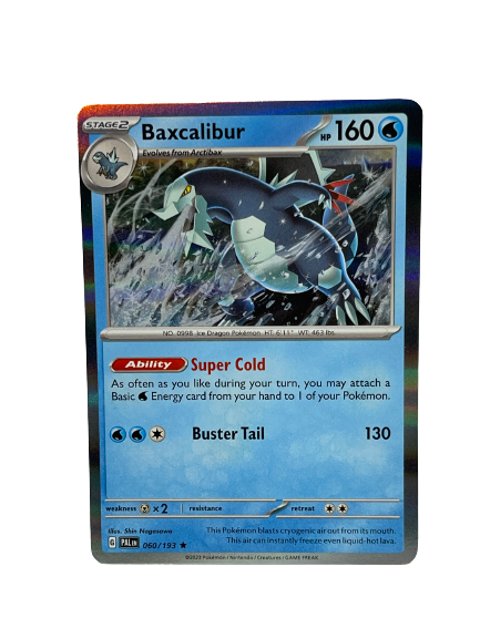060/193 Baxcalibur / Rare Holo - EN boosterfrisch