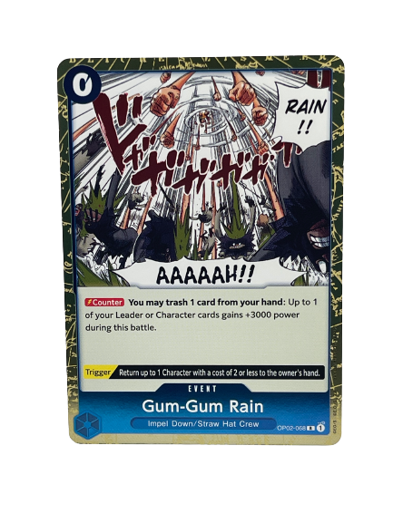 OP02-068 Gum-Gum Rain / Rare - EN boosterfrisch