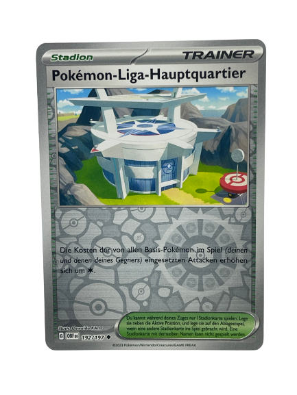 192/197 Pokémon-Liga-Hauptquartier / Reverse Holo - DE boosterfrisch