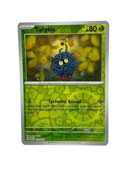 114/165 Tangela / Reverse Holo - DE boosterfrisch