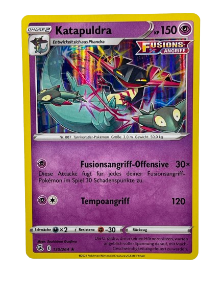 130/264 Katapuldra / Rare Holo - DE boosterfrisch