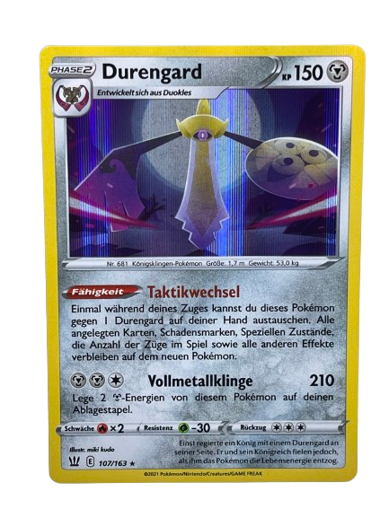 107/163 Durengard / Rare Holo - DE boosterfrisch