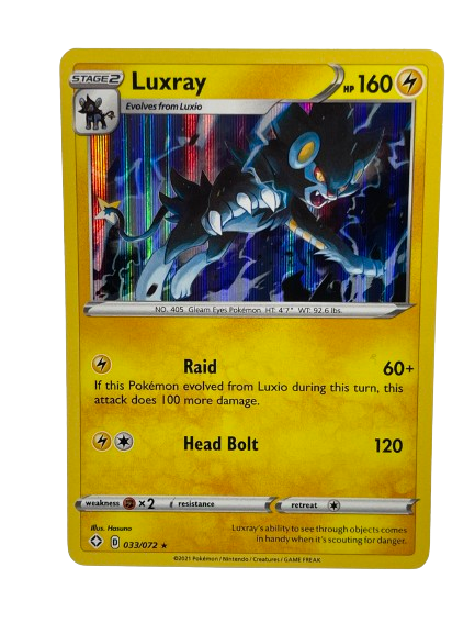 033/072 Luxray / Rare Holo - EN boosterfrisch