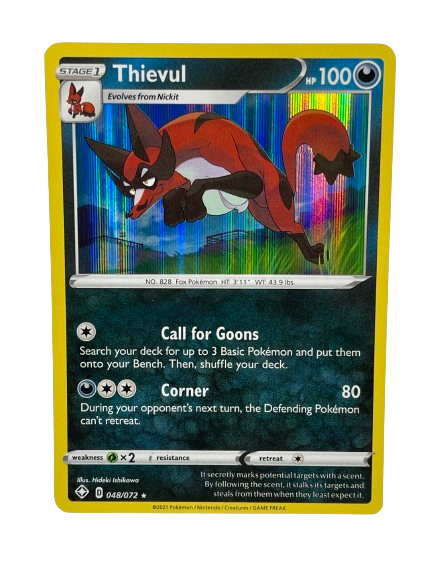 048/072 Thievul / Rare Holo - EN boosterfrisch