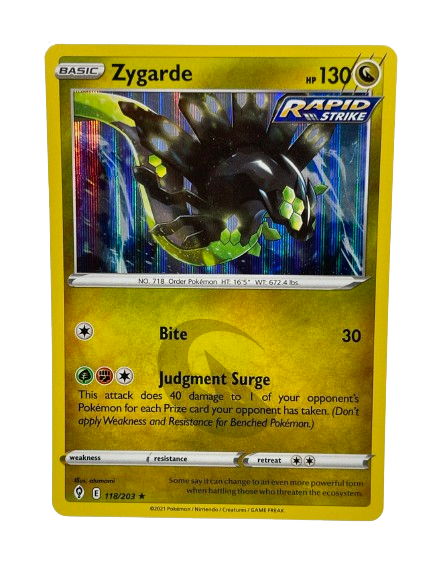 118/203 Zygarde / Rare Holo - EN boosterfrisch