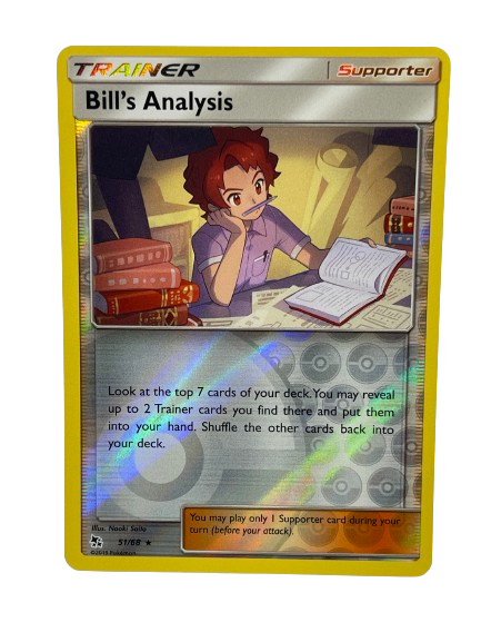 51/68 Bill's Analysis / Reverse Holo - EN boosterfrisch