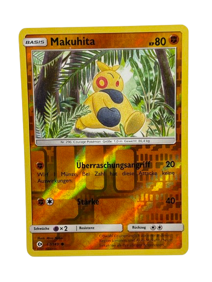 67/149 Makuhita / Reverse Holo - DE boosterfrisch