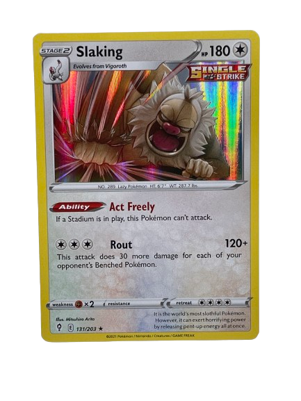 131/203 Slaking / Rare Holo - EN boosterfrisch