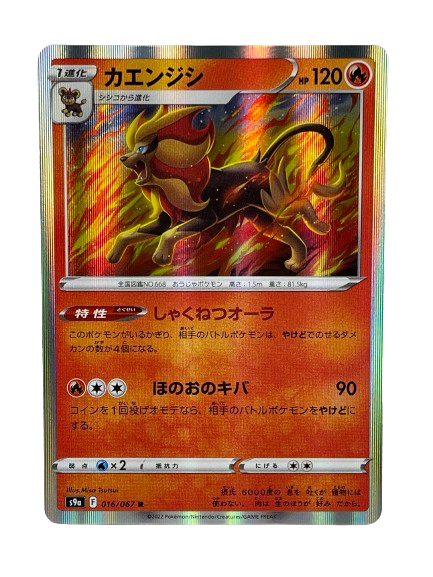 016/067 Pyroleo / Rare Holo - JP boosterfrisch