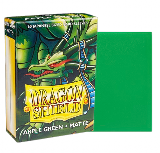 Dragon Shield Matte Sleeves - Apple Green - Japan Size - 60 Stück