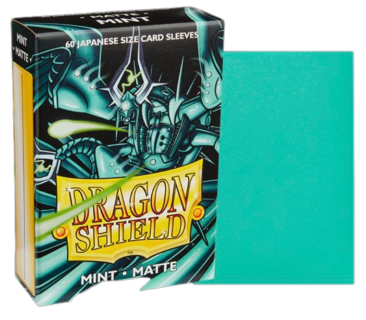 Dragon Shield Matte Sleeves - Mint - Japan Size - 60 Stück