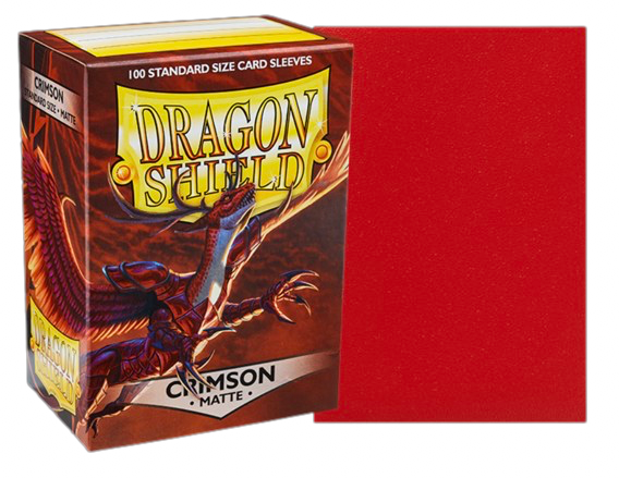 Dragon Shield Matte Sleeves - Crimson - Standard Size - 100 Stück