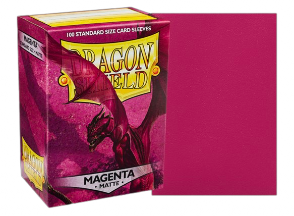 Dragon Shield Matte Sleeves - Magenta - Standard Size - 100 Stück