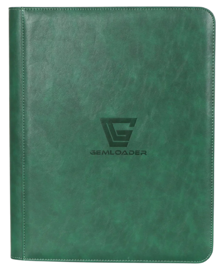 Gemloader 9-Pocket Premium Toploader Sammelmappe - Grün