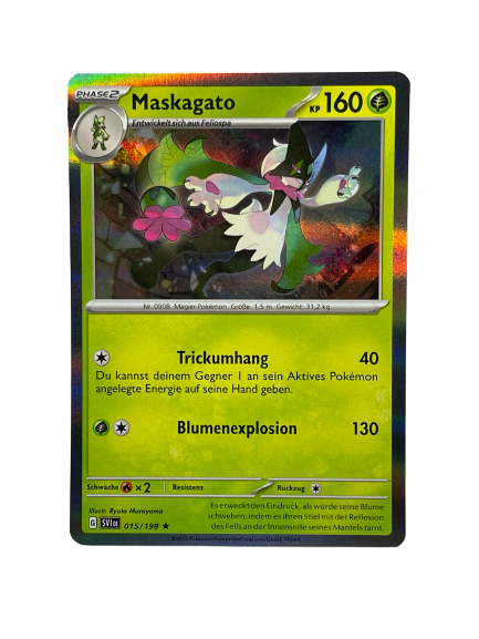 015/198 Maskagato / Rare Holo - DE boosterfrisch