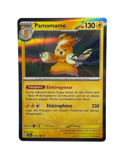 076/198 Pamomamo / Rare Holo - DE boosterfrisch