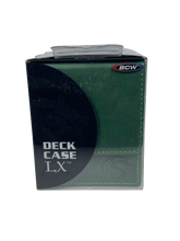 Lade das Bild in den Galerie-Viewer, BCW Deck Case LX Premium Leatherette 80+ Grün
