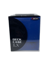 Lade das Bild in den Galerie-Viewer, BCW Deck Case LX Premium Leatherette 80+ Blau
