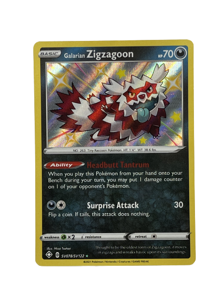 SV078/SV122 Galarian Zigzagoon / Shiny - EN boosterfrisch