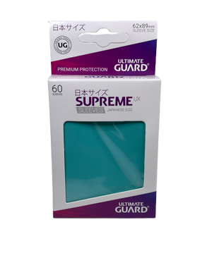 Ultimate Guard Supreme UX Card Sleeves - Türkis - Japan Size
