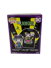 Lade das Bild in den Galerie-Viewer, DC The Joker - Joker mit T-Shirt Gr. S - Funko POP! Tees
