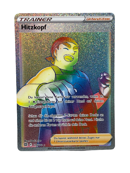 179/172 Hitzkopf / Rainbow Rare - DE boosterfrisch