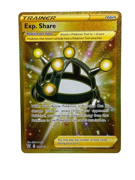 180/163 Exp. Share / Gold Secret Rare - EN boosterfrisch