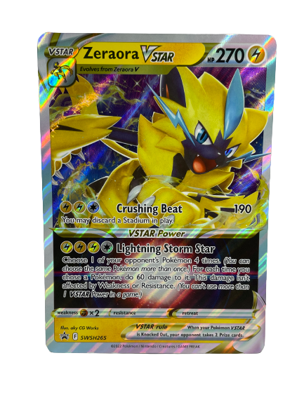 Black Star Promo XXL / Zeraora VSTAR SWSH265 - EN boosterfrisch